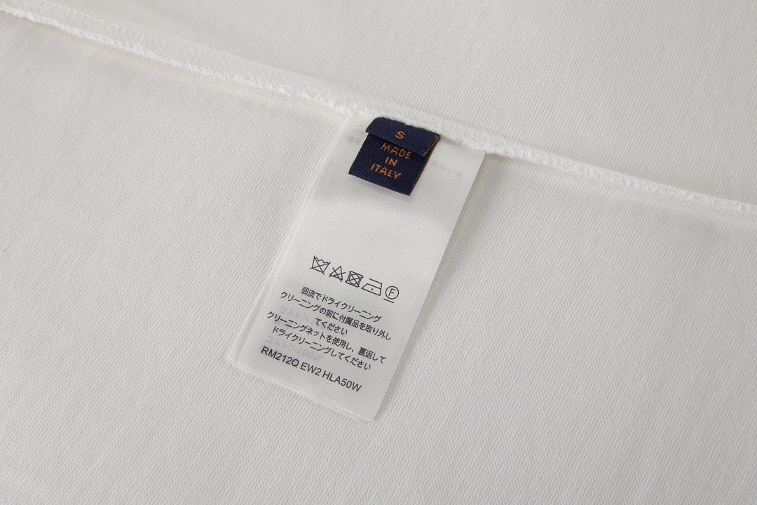 LOUIS VUITTON 伞兵图案印花 短袖 圆领 T 恤 上衣 夏款 白色 A0 1A8P8U