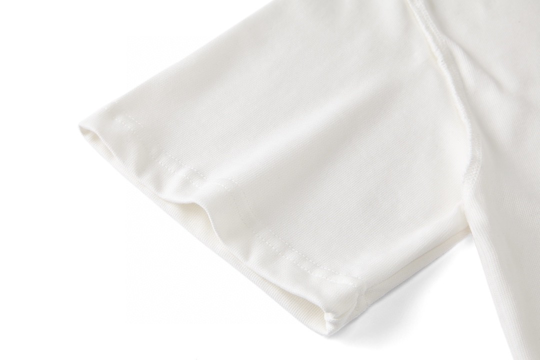 LOUIS VUITTON 伞兵图案印花 短袖 圆领 T 恤 上衣 夏款 白色 A0 1A8P8U