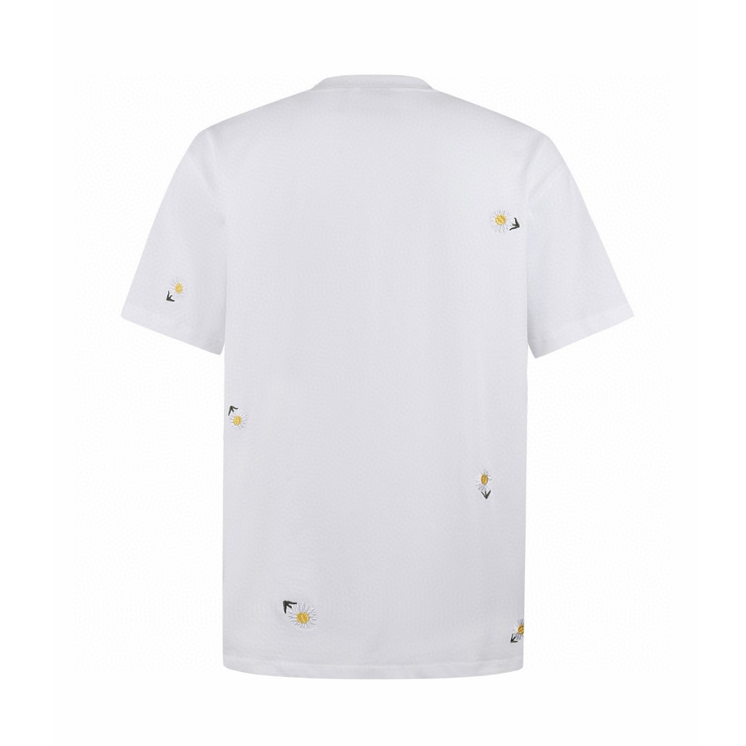 DIOR 迪奥 雏菊刺绣短袖 T恤 夏季 白色 A0 683J627A3036-C089