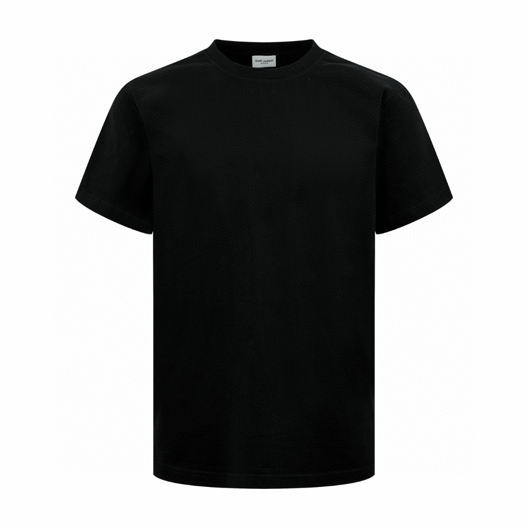 SAINT LAURENT YSL 圣罗兰纽约系列印花圆领短袖 T恤 夏款 白色 黑色 A0