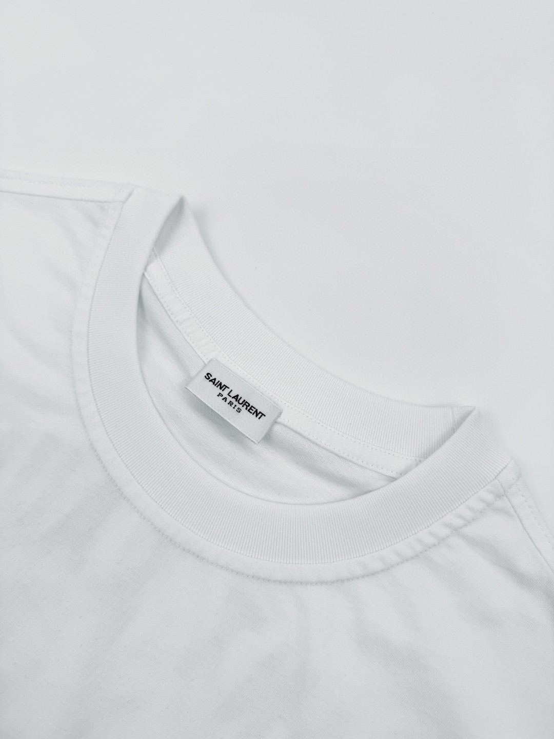 SAINT LAURENT YSL 圣罗兰纽约系列印花圆领短袖 T恤 夏款 白色 黑色 A0