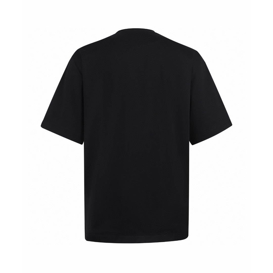 PRADA 普拉达 胸前拉链口袋圆领短袖 T恤 黑色 白色 A0 UJN661-1WQ5-F0002