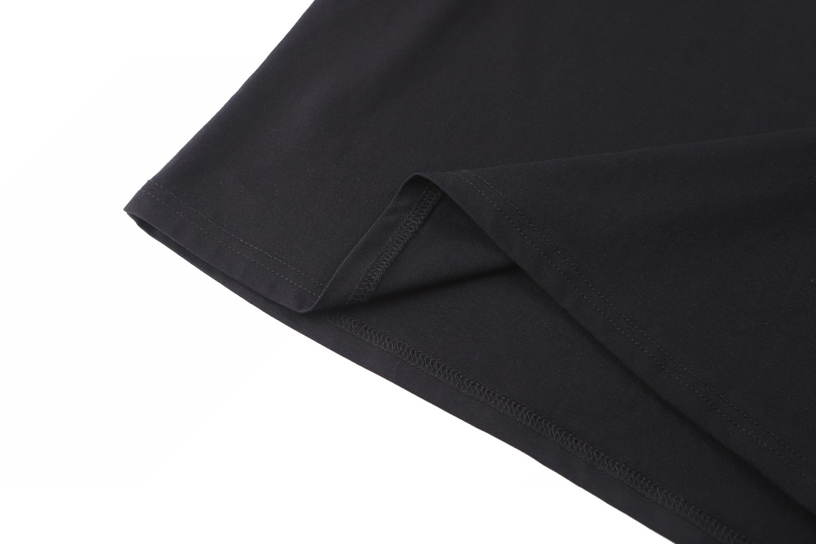 PRADA 普拉达 胸前拉链口袋拼接Polo衫 短袖 T恤 黑色 白色 A0 UJN703-1YED-F0806-S-211