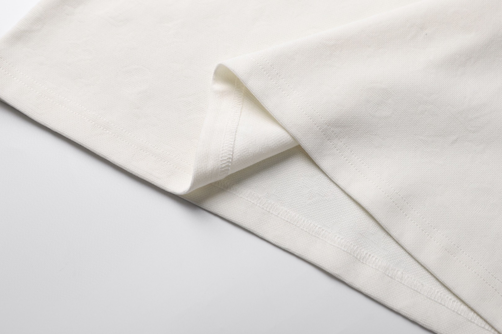 LOUIS VUITTON 珠地棉提花织纹 短袖 圆领 T 恤 上衣 夏款 白色 A0 1AJVS3