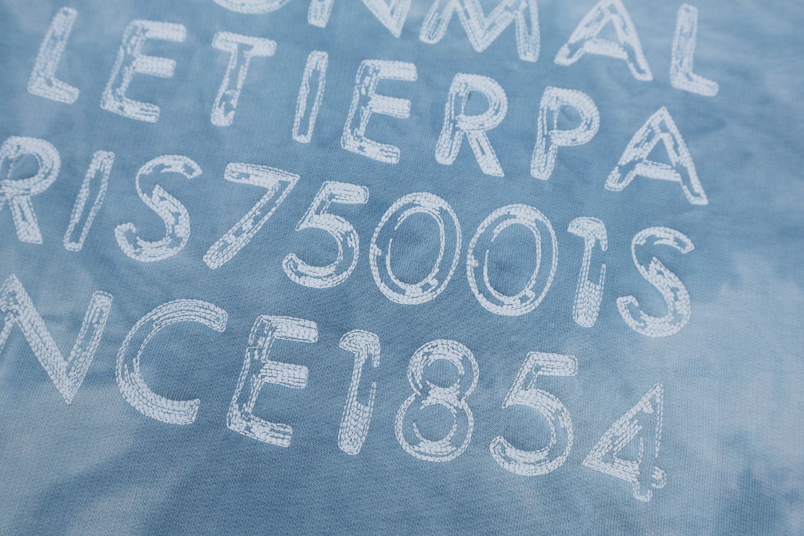 LOUIS VUITTON 路易威登 扎染LVM印花圆领卫衣 套头 外套 蓝色 A5 1AJUZY