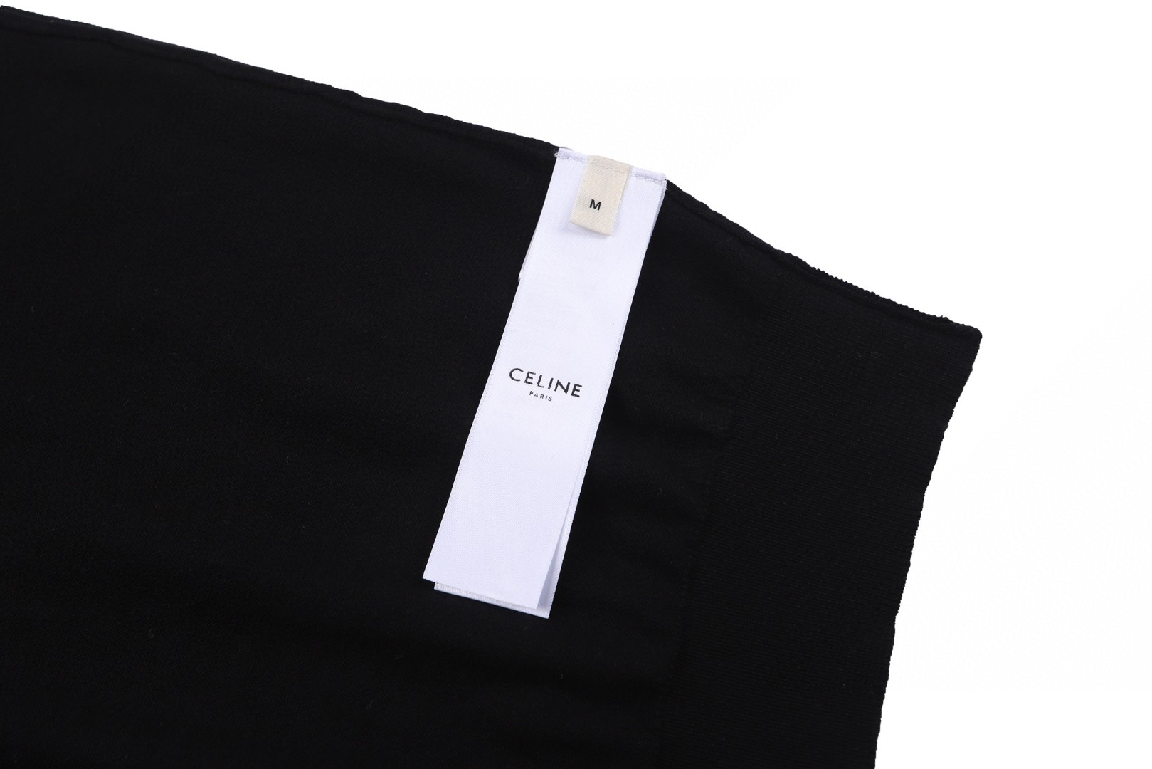 CELINE 赛琳 logo刺绣针织Polo衫 短袖 T恤 灰色 黑色 A5 2ADDT367Y-08GC