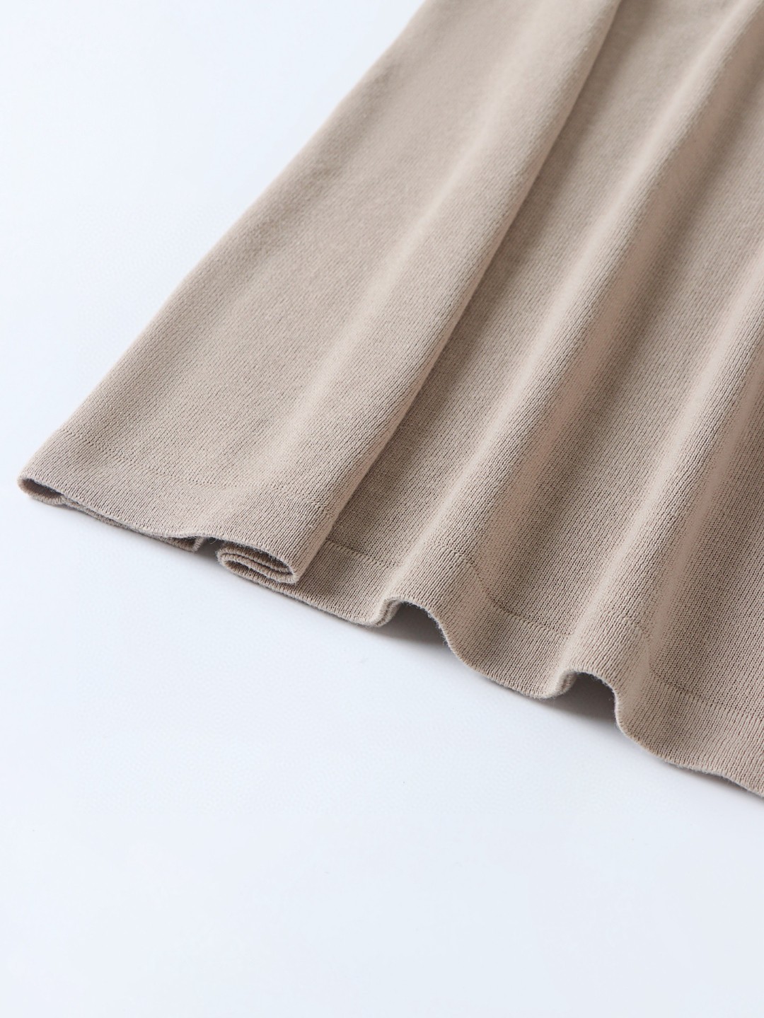 LOUIS VUITTON 提花字母毛织短袖 圆领 T 恤 上衣 夏款 杏色 A5 