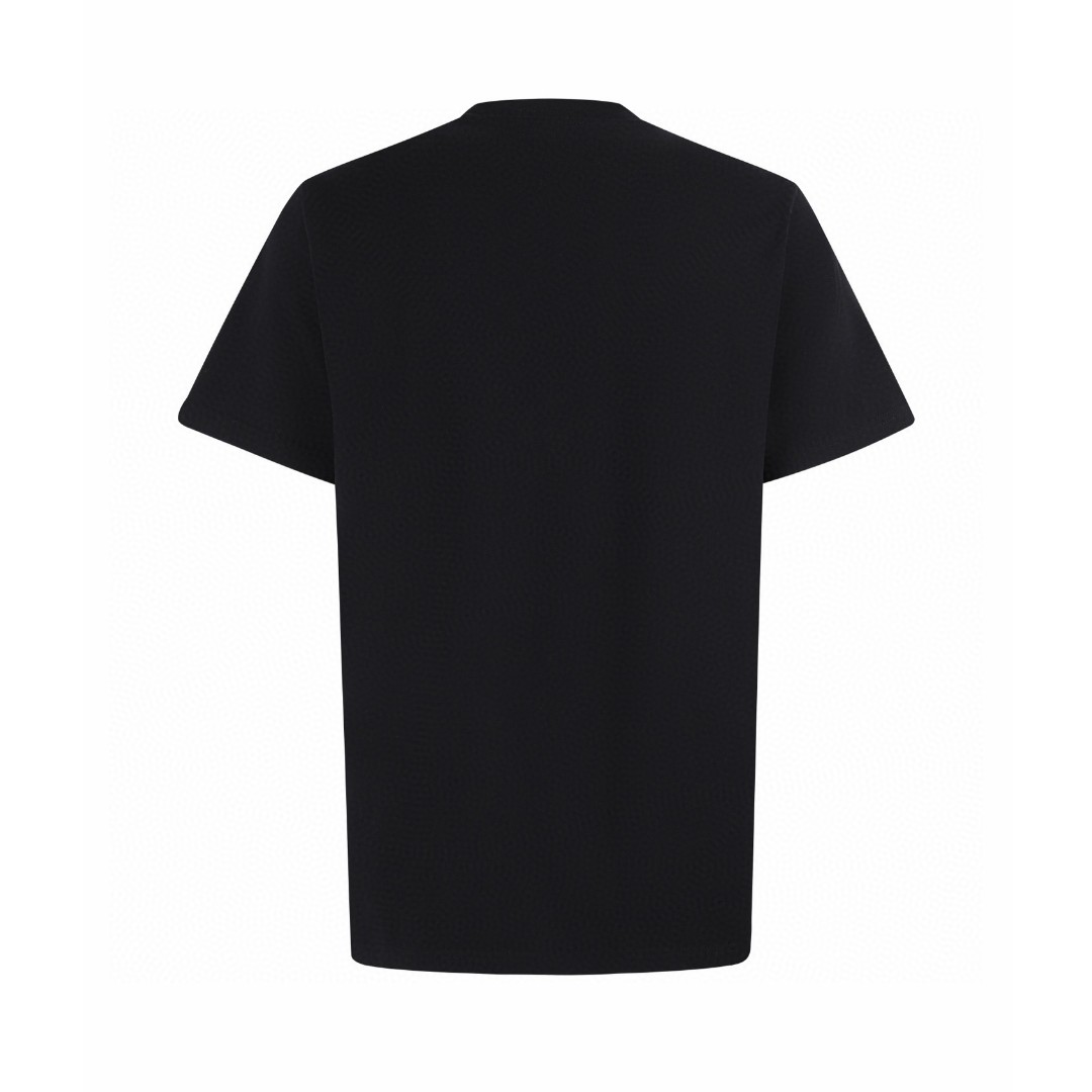 Moncler 蒙口 徽标植绒印花 圆领短袖 T恤 夏季 黑色 A0 K20918C0005789AZ9999