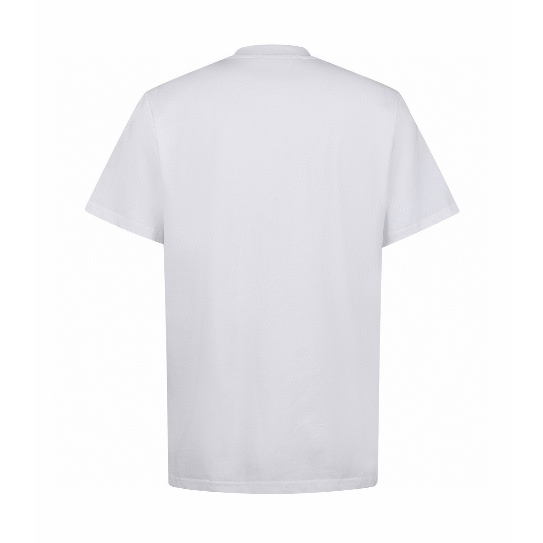 Moncler 蒙口 发泡标识印花 圆领短袖 T恤 夏季 白色 黑色 A0 K20918C0001389AJS00A