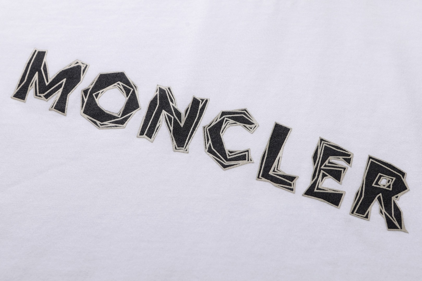 Moncler 蒙口 字母徽标印花 圆领短袖 T恤 夏季 白色 A0 K10918C0005289AJS00A