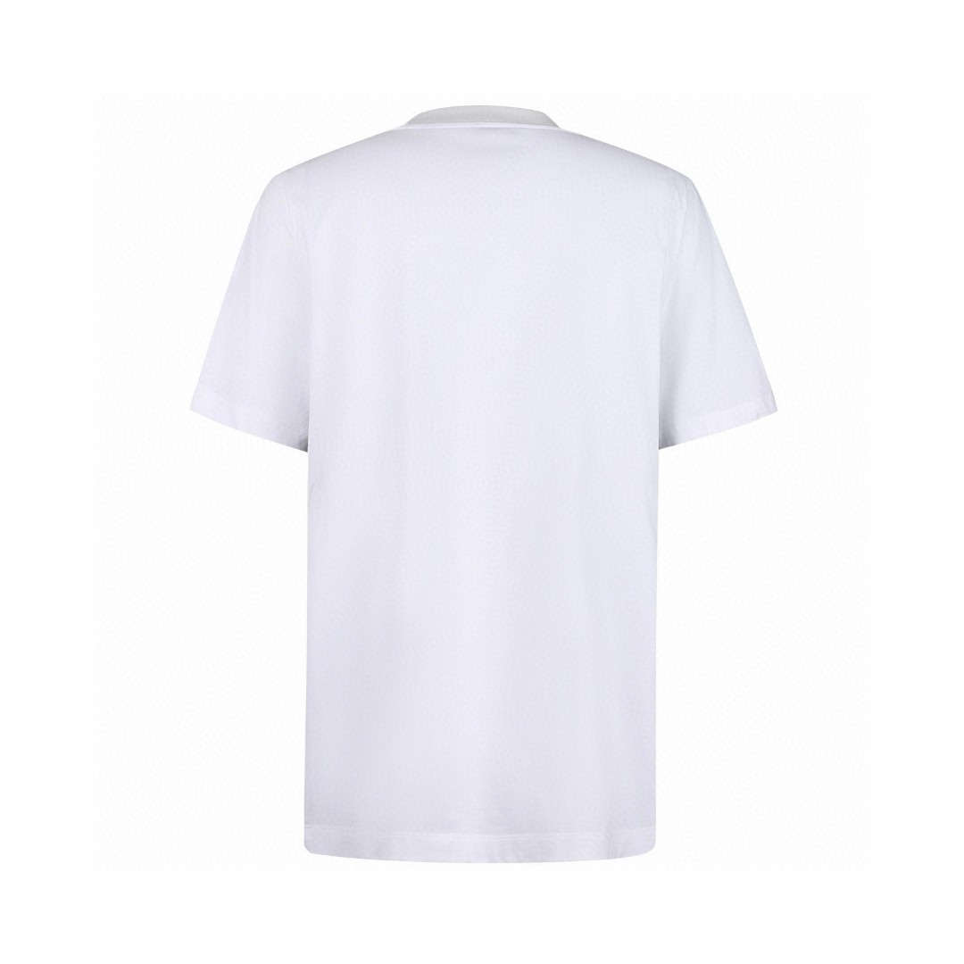 Moncler 蒙口 发泡标识印花 圆领短袖 T恤 夏季 白色 黑色 A0 K10918C00024829H8001