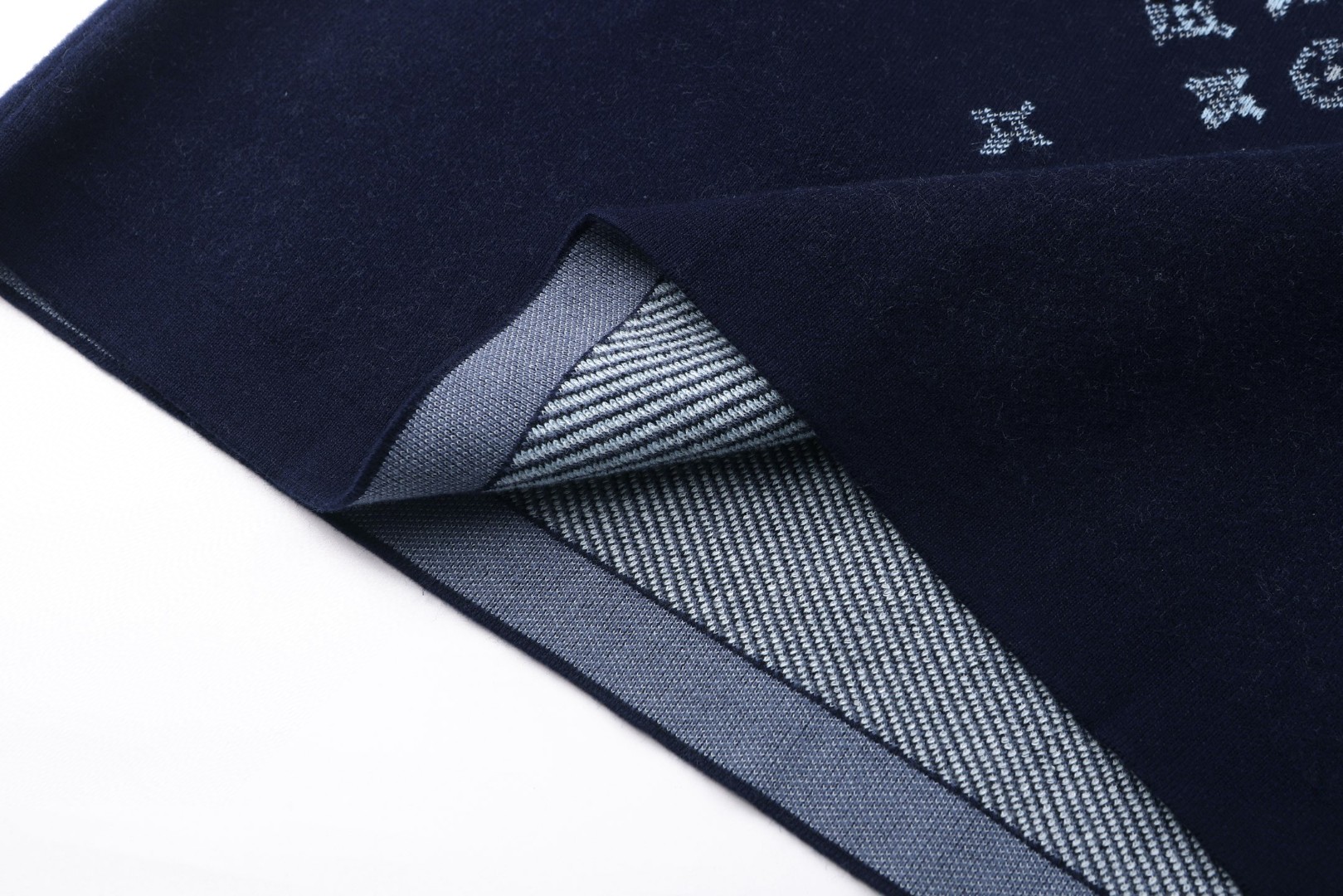 LOUIS VUITTON 路易威登 LV 马年限定 提花毛织短袖 夏季 T恤 蓝色 A5 1AJBVD