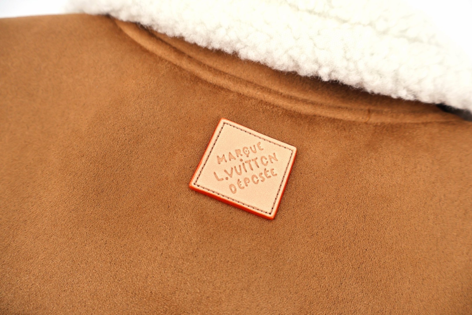 LOUIS VUITTON 路易威登 SKI滑雪系列 灯芯绒拼皮卡车外套 夹克 保暖 驼色 C0 1AJBQR