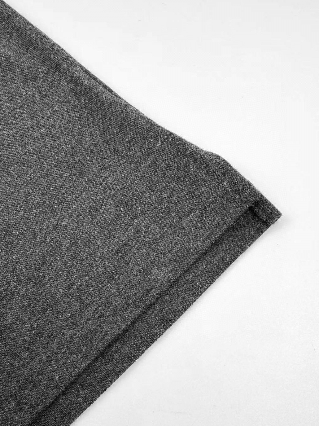 SAINT LAURENT YSL 圣罗兰 标识刺绣Polo衫 短袖 T恤 夏款 深灰色 黑色 A0 751102Y37HC1406