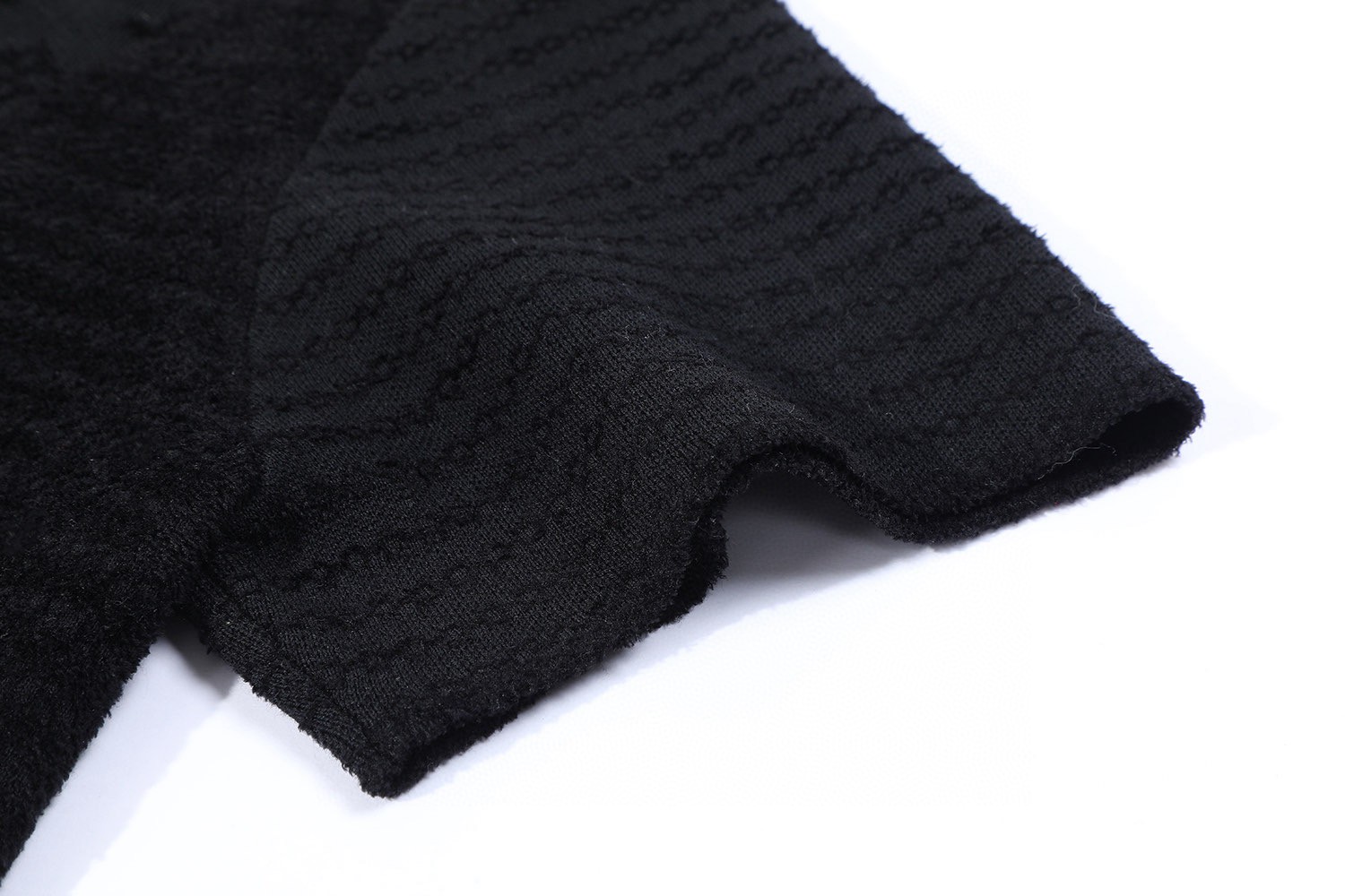 LOUIS VUITTON 路易威登 Nigo联名款 拼接提花毛织短袖 T恤 黑色 蓝色 A5 1AHCMQ