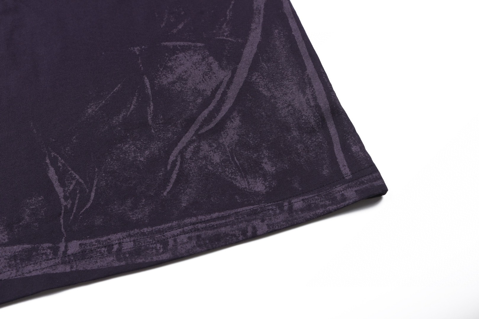 LOUIS VUITTON 路易威登 LV 叠印圆领错觉印花短袖 夏季 T恤 紫色 A0 1AJUDL