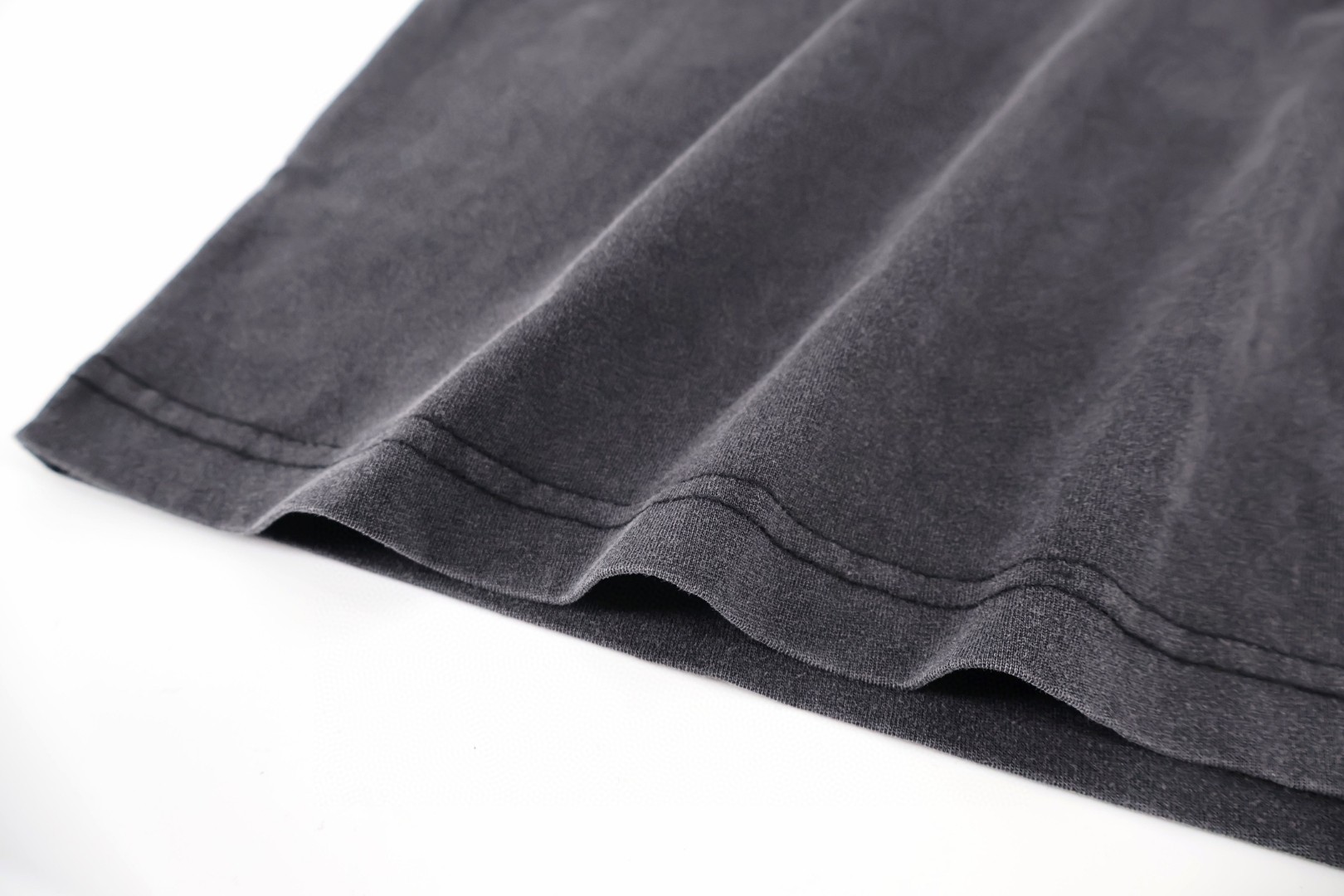 Balenciaga 巴黎世家 串标织带短袖 T恤 圆领 夏季 黑灰色 A5 