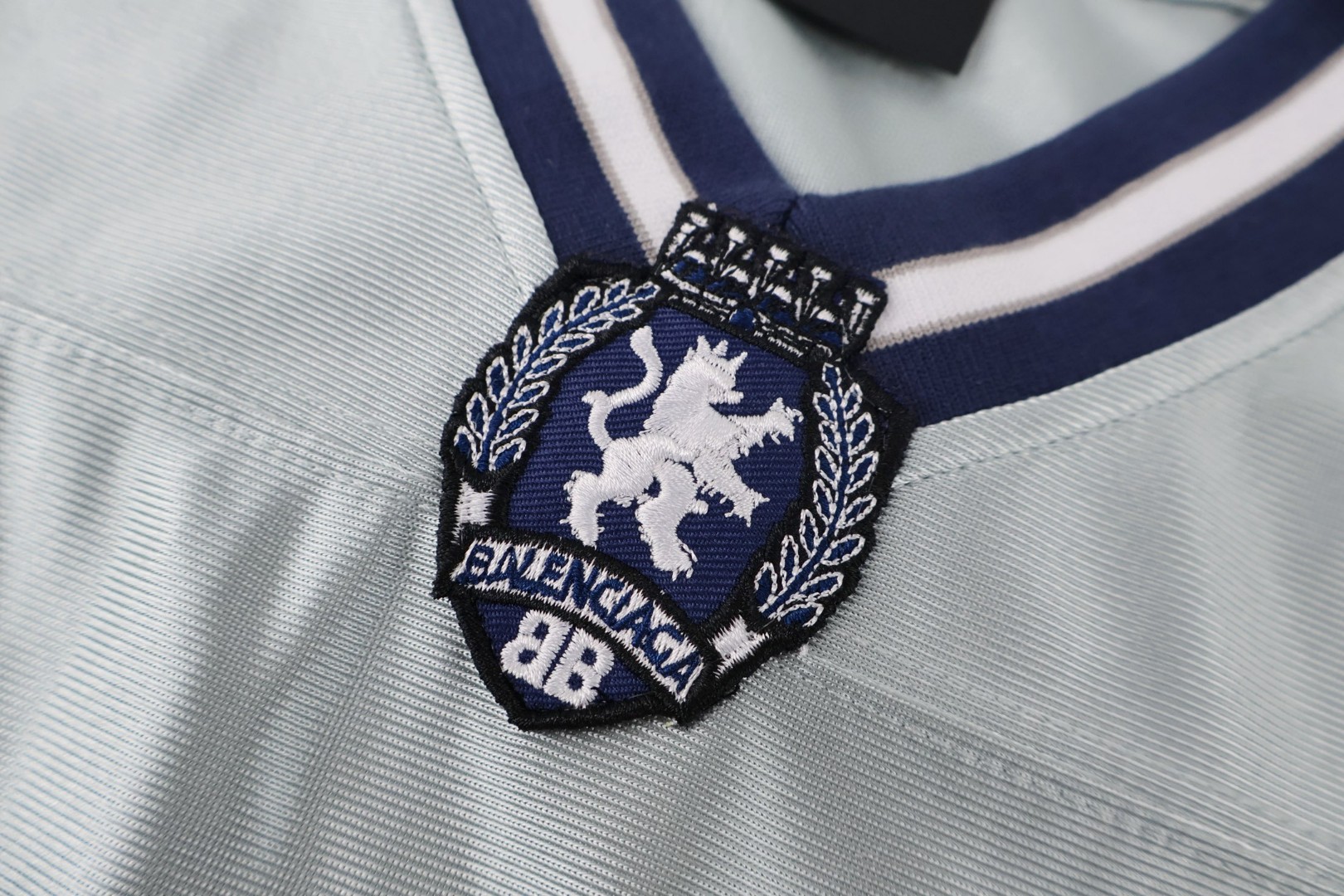 Balenciaga 巴黎世家 3M球衣 V领 T恤 短袖 灰色 黑色 蓝色 A5 857113TTVQ71461