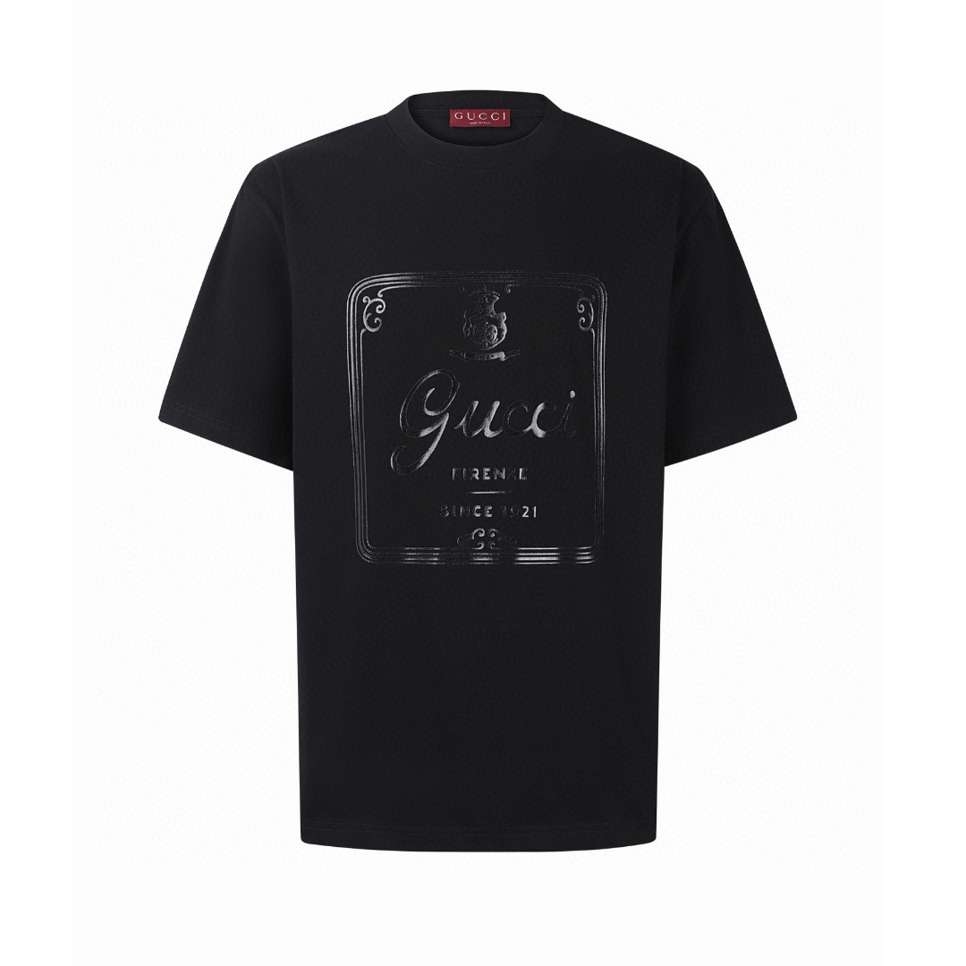 GUCCI 古驰 胶浆印花短袖 圆领 T恤 夏季 白色 A0 837959-XJHM3-9750