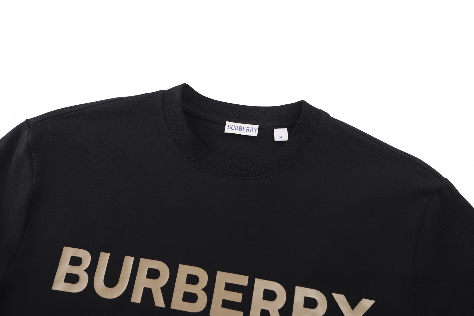 Burberry 巴宝莉字母印花圆领短袖 T恤 夏季 白色 黑色 A0 81042341