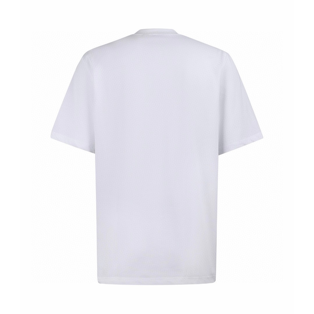 Burberry 巴宝莉字母印花圆领短袖 T恤 夏季 白色 黑色 A0 81042341