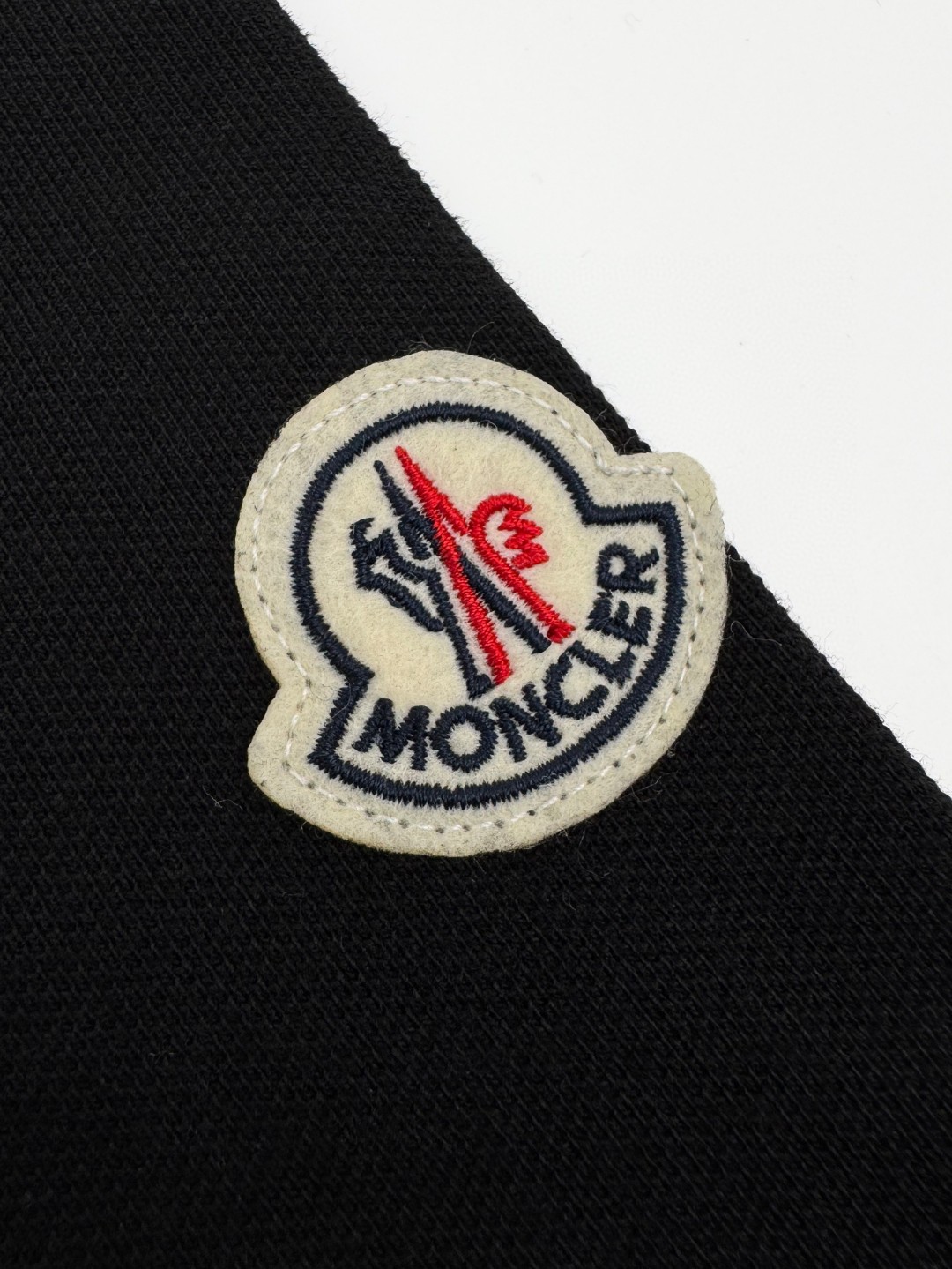 Moncler 蒙口 刺绣暗扣拼色Polo衫 短袖 T恤 夏季 白色 黑色 A0 L10918A0000389A16034