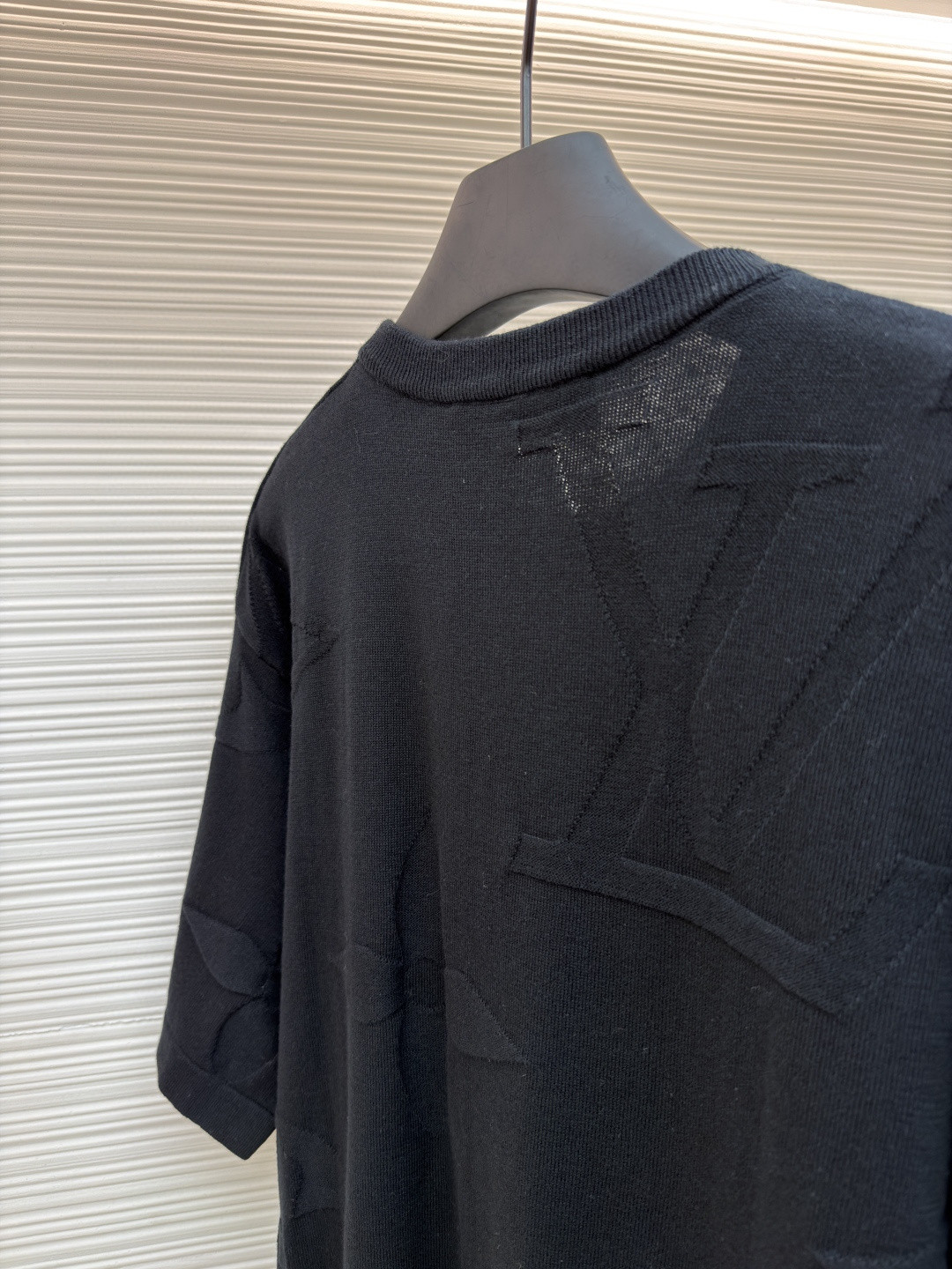 LOUIS VUITTON 路易威登 LV 四叶草毛织短袖 夏季 T恤 白色 黑色 A5 1AIWFP