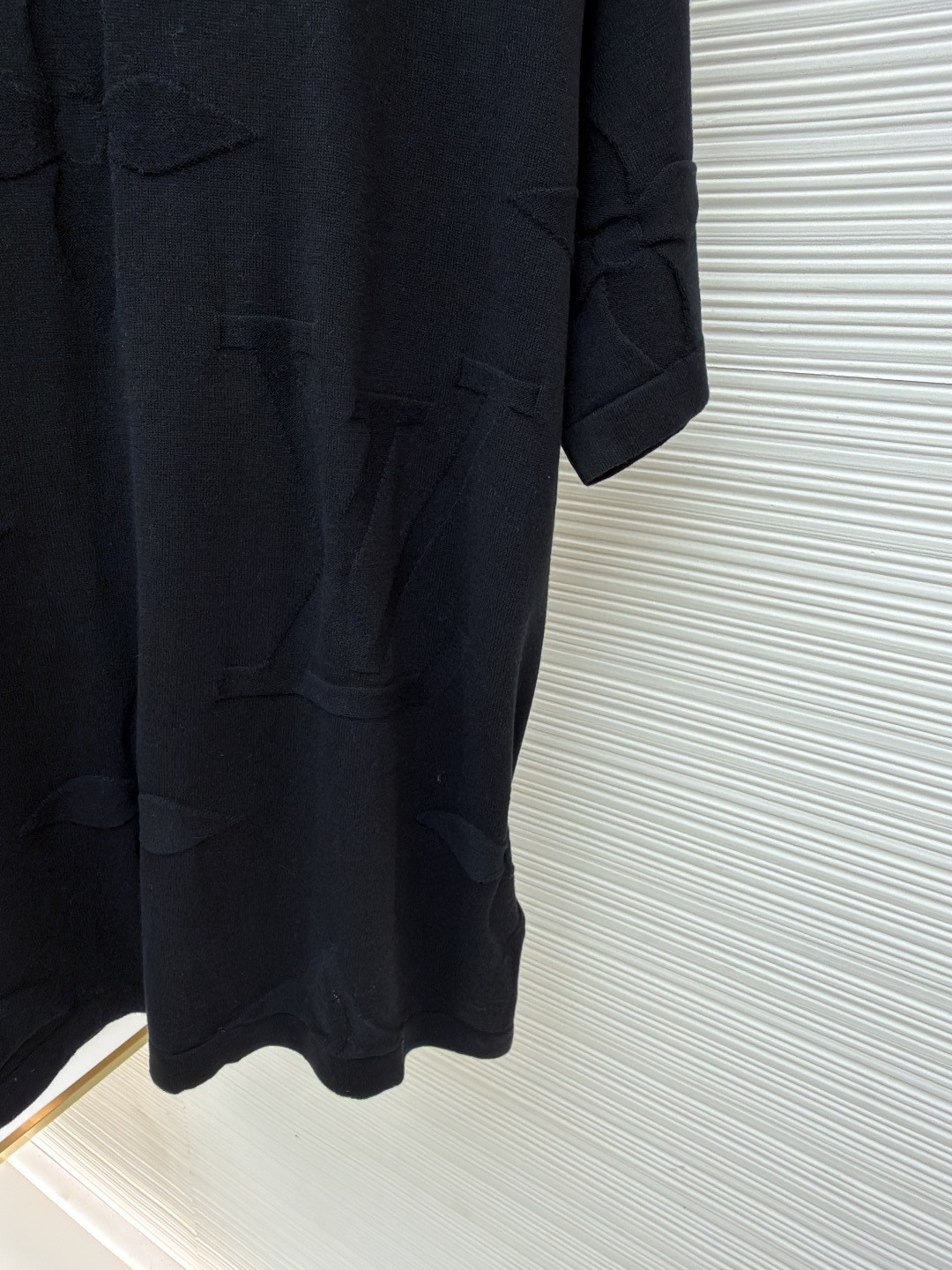 LOUIS VUITTON 路易威登 LV 四叶草毛织短袖 夏季 T恤 白色 黑色 A5 1AIWFP