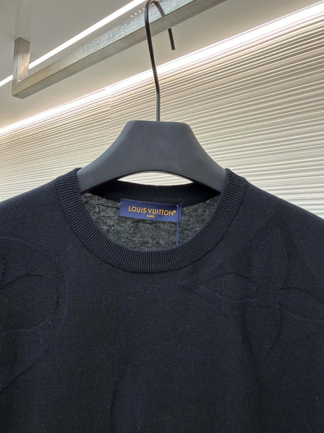 LOUIS VUITTON 路易威登 LV 四叶草毛织短袖 夏季 T恤 白色 黑色 A5 1AIWFP