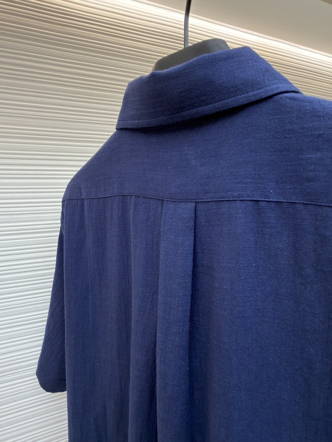 Ralph Lauren 拉夫劳伦 标识刺绣棉麻衬衫 短袖 白色 蓝色 黑色 A5 710966293-015