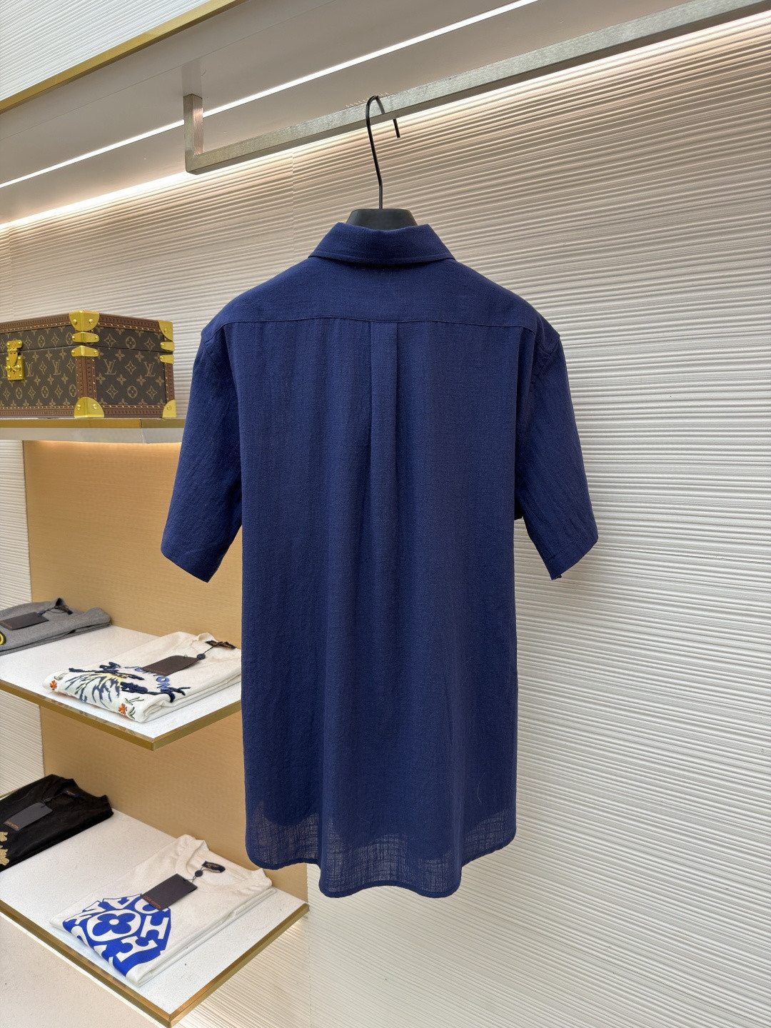 Ralph Lauren 拉夫劳伦 标识刺绣棉麻衬衫 短袖 白色 蓝色 黑色 A5 710966293-015