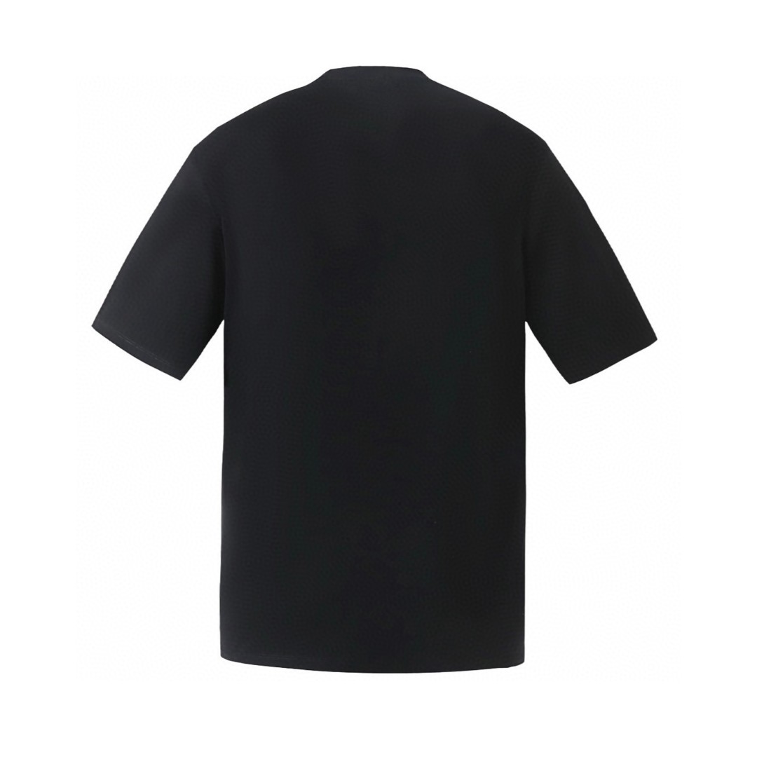 PRADA 普拉达 烫画压花logo圆领短袖 T恤 白色 黑色 A0 UJN782-S22110AV-F0009