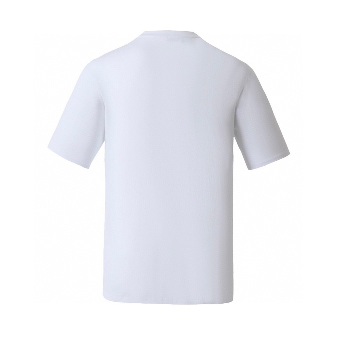 PRADA 普拉达 烫画压花logo圆领短袖 T恤 白色 黑色 A0 UJN782-S22110AV-F0009