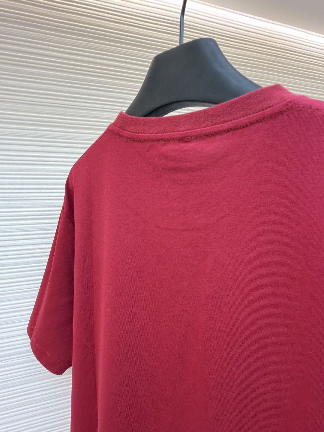 Loewe 罗意威 刺绣logo圆领短袖 T恤 红色 黑色 A0 H526Y22X75-7110