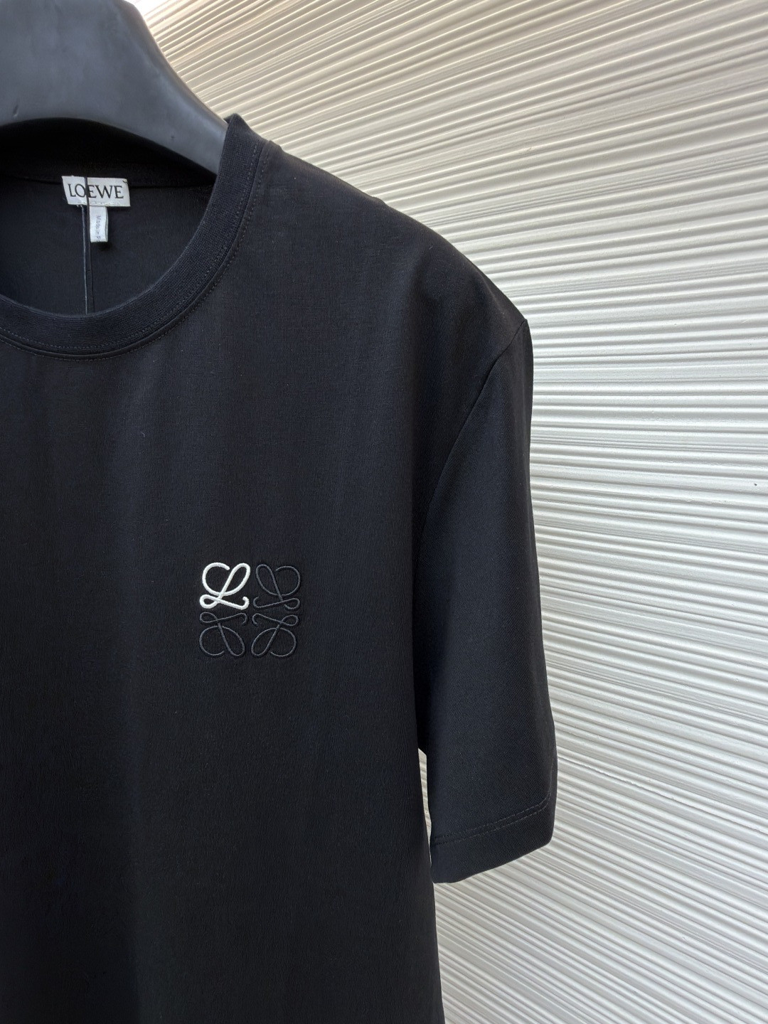 Loewe 罗意威 刺绣logo圆领短袖 T恤 红色 黑色 A0 H526Y22X75-7110