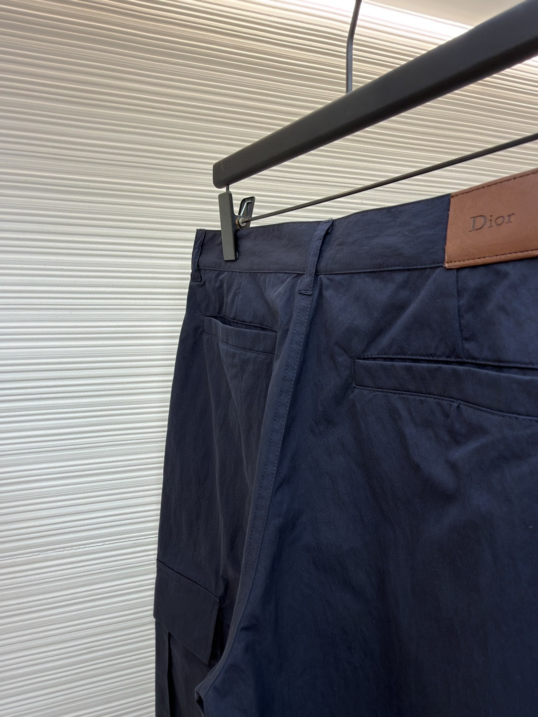 DIOR 迪奥 纯色刺绣工装裤 长裤 裤子 蓝色 B0 