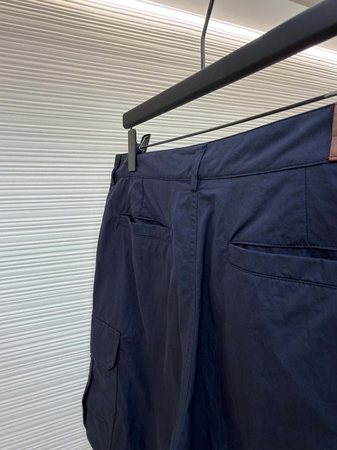 DIOR 迪奥 纯色刺绣工装裤 短裤 裤子 蓝色 A5 683C126A2031-C585