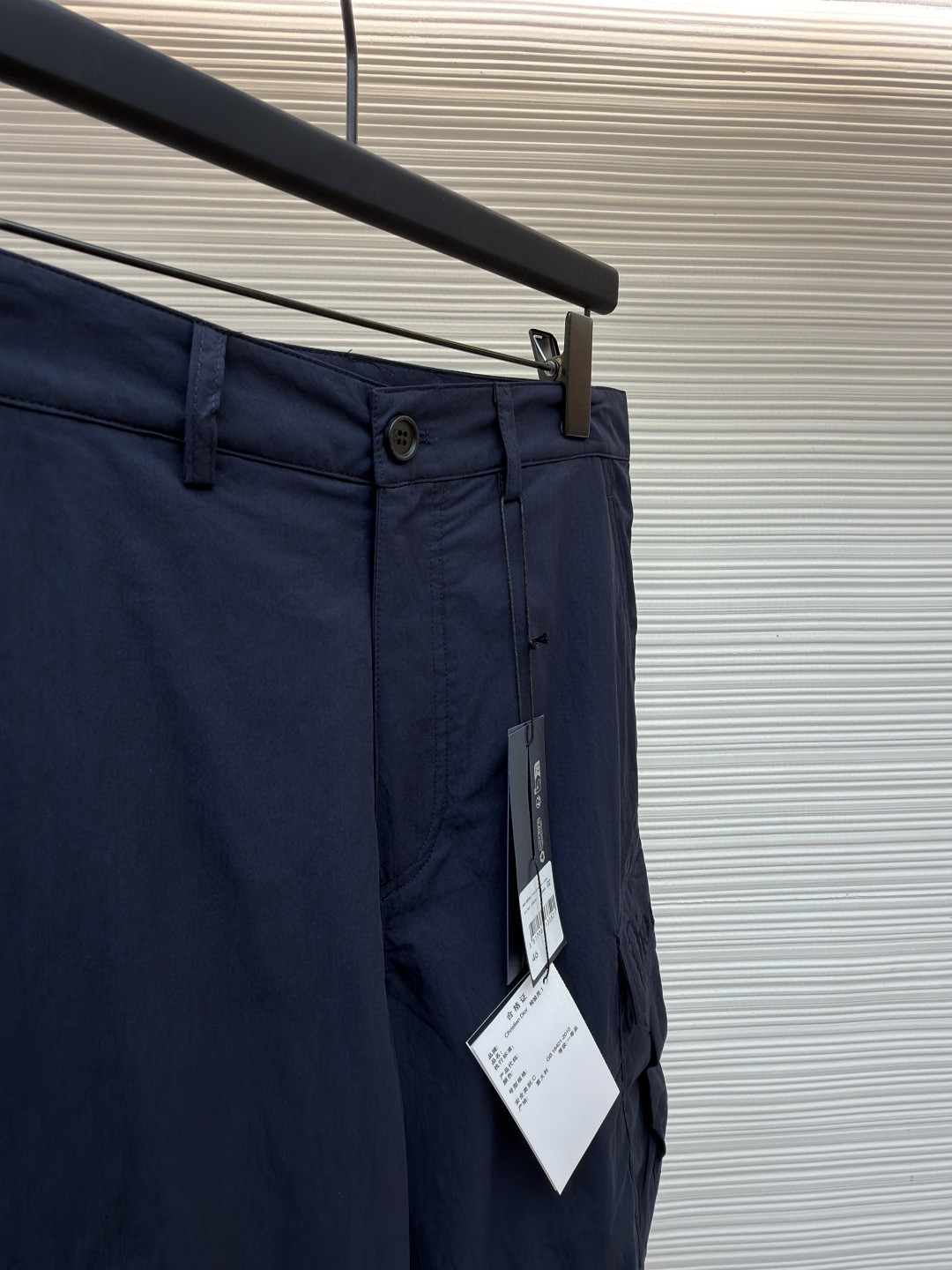 DIOR 迪奥 纯色刺绣工装裤 短裤 裤子 蓝色 A5 683C126A2031-C585