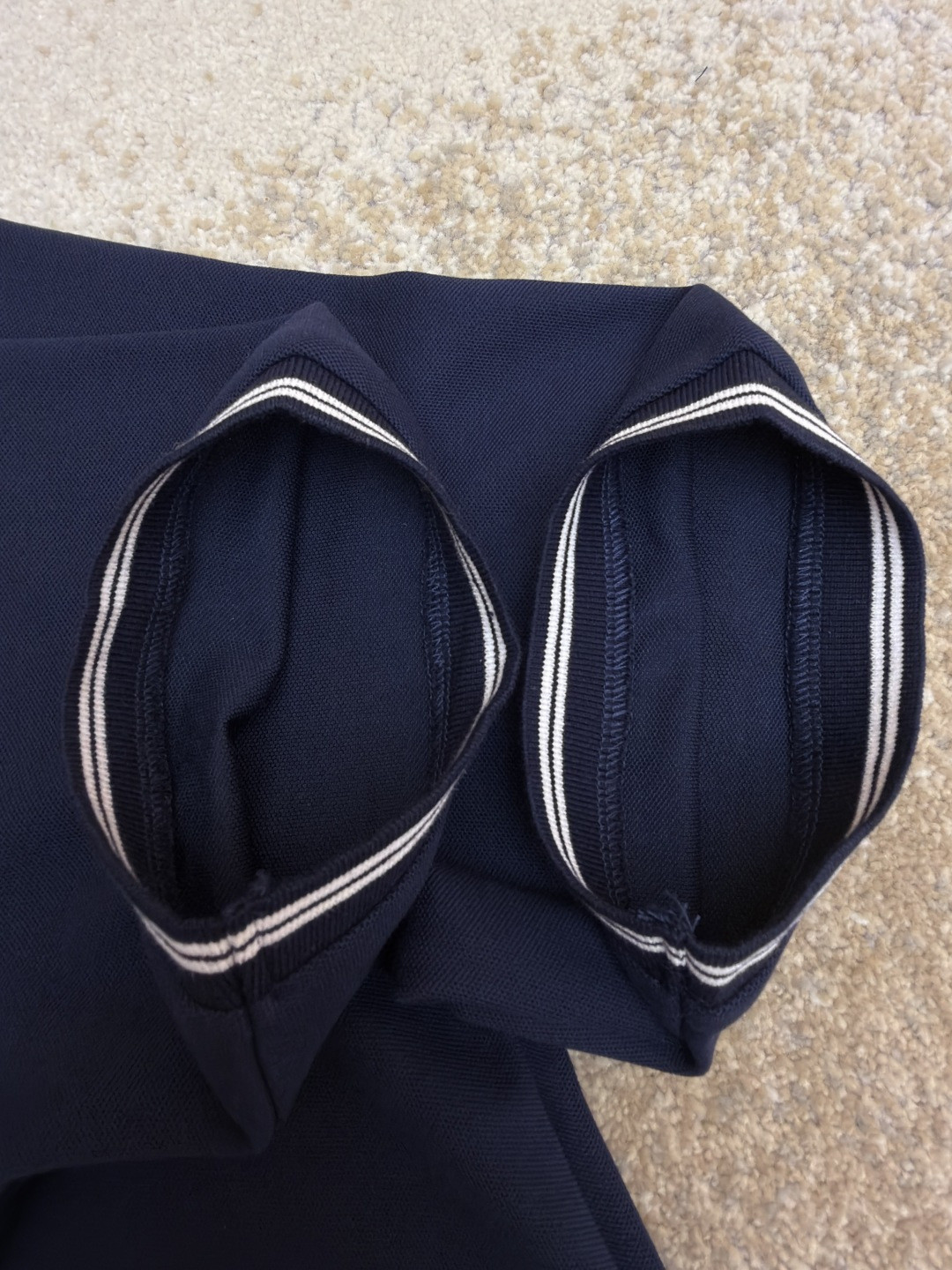 PRADA 普拉达 徽标刺绣抽绳Polo衫 短袖 T恤 深蓝色 浅蓝色 A0 UJN703-1YED-F0806-S-211