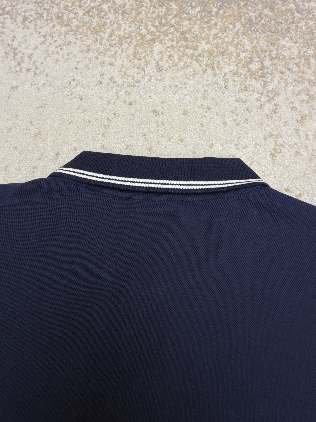 PRADA 普拉达 徽标刺绣抽绳Polo衫 短袖 T恤 深蓝色 浅蓝色 A0 UJN703-1YED-F0806-S-211