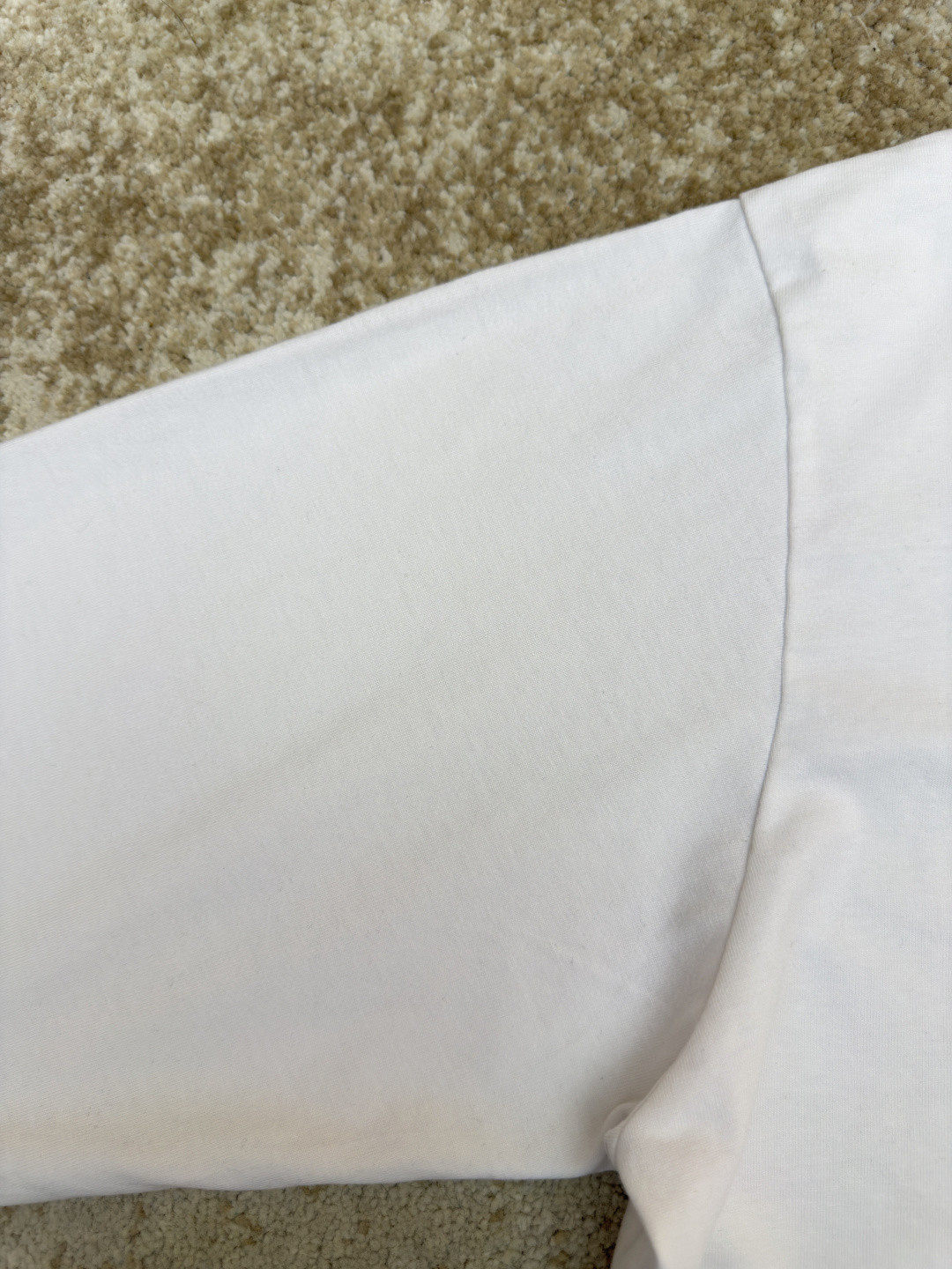 Chrome Hearts 克罗心 十字暗纹长袖卫衣 T恤 打底衫 套头 白色 A0 