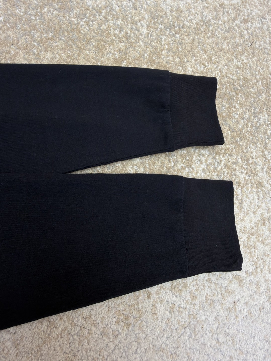 Chrome Hearts 克罗心 十字暗纹长袖卫衣 T恤 打底衫 套头 黑色 A0 