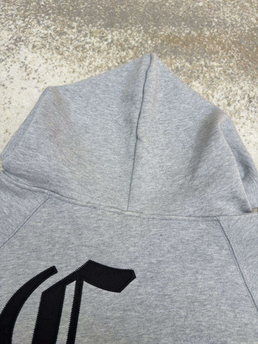 Chrome Hearts 克罗心 十字架徽标长袖连帽卫衣 套头 灰色 A5 