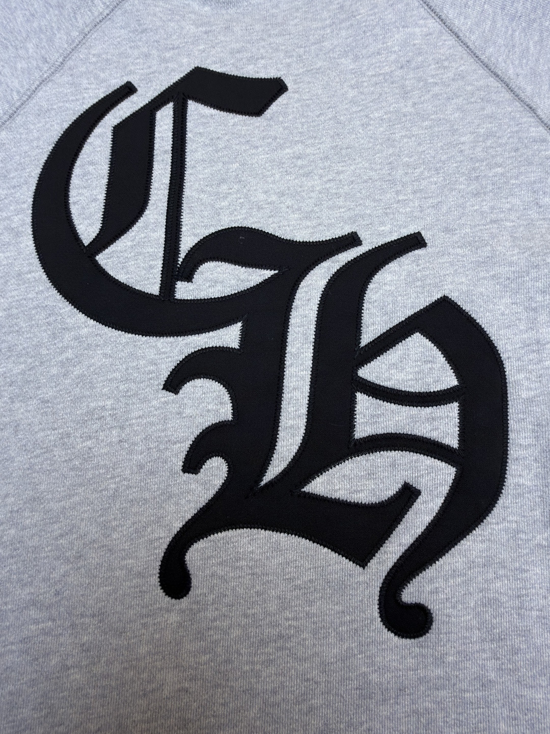 Chrome Hearts 克罗心 十字架徽标圆领长袖卫衣 套头 灰色 A5 CH-2025-6150