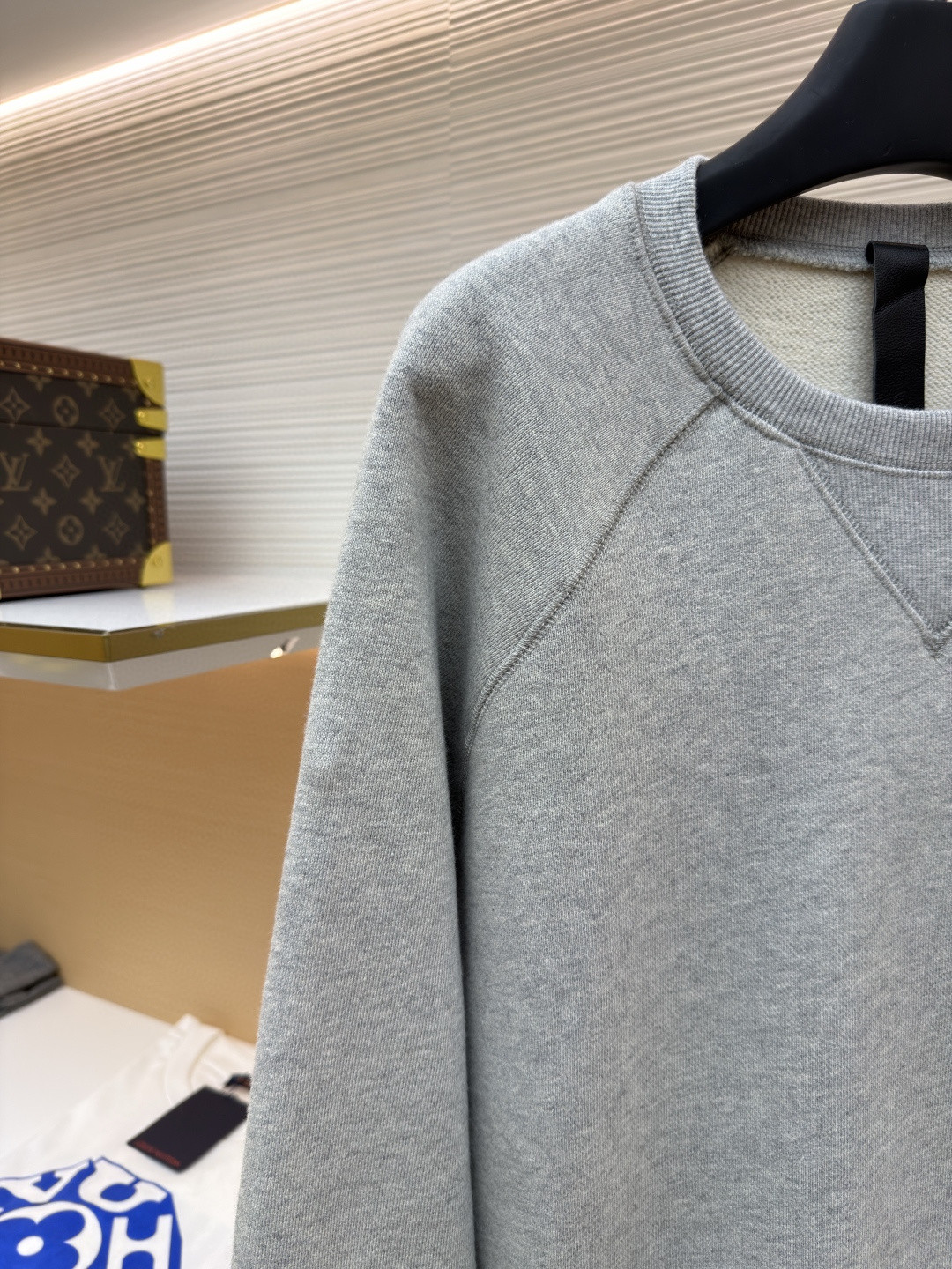 Chrome Hearts 克罗心 十字架徽标圆领长袖卫衣 套头 灰色 A5 CH-2025-6150