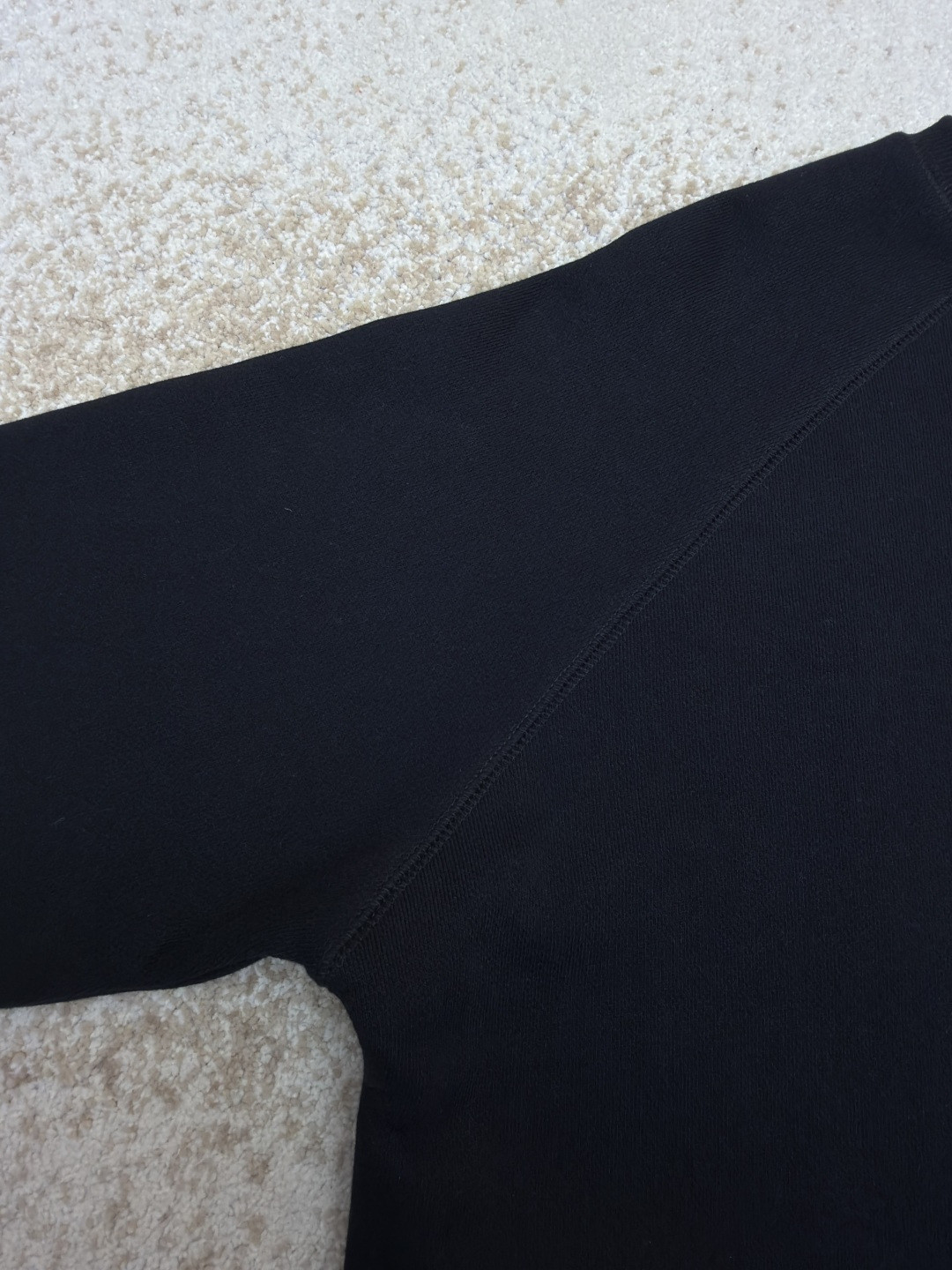 Chrome Hearts 克罗心 十字架徽标圆领长袖卫衣 套头 黑色 A5 1SS2504CH7CCN