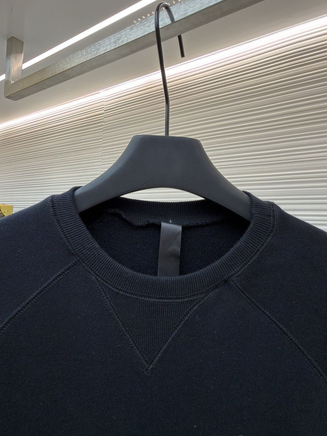 Chrome Hearts 克罗心 十字架徽标圆领长袖卫衣 套头 黑色 A5 1SS2504CH7CCN