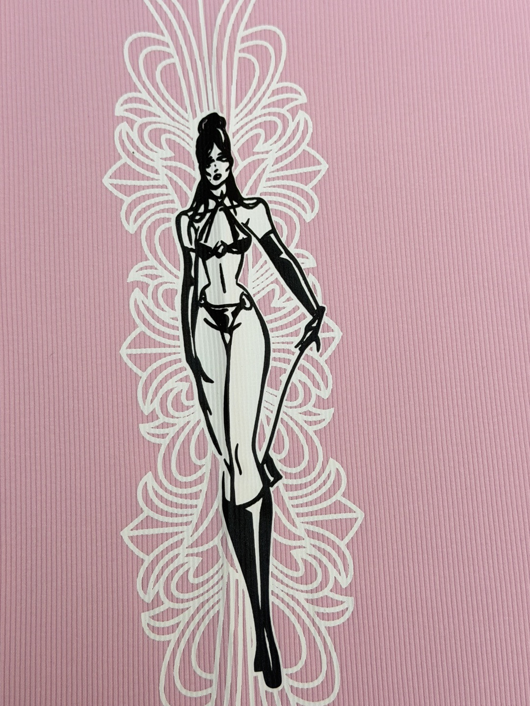 Chrome Hearts 克罗心 马蹄印花背心裙 粉色 A0 