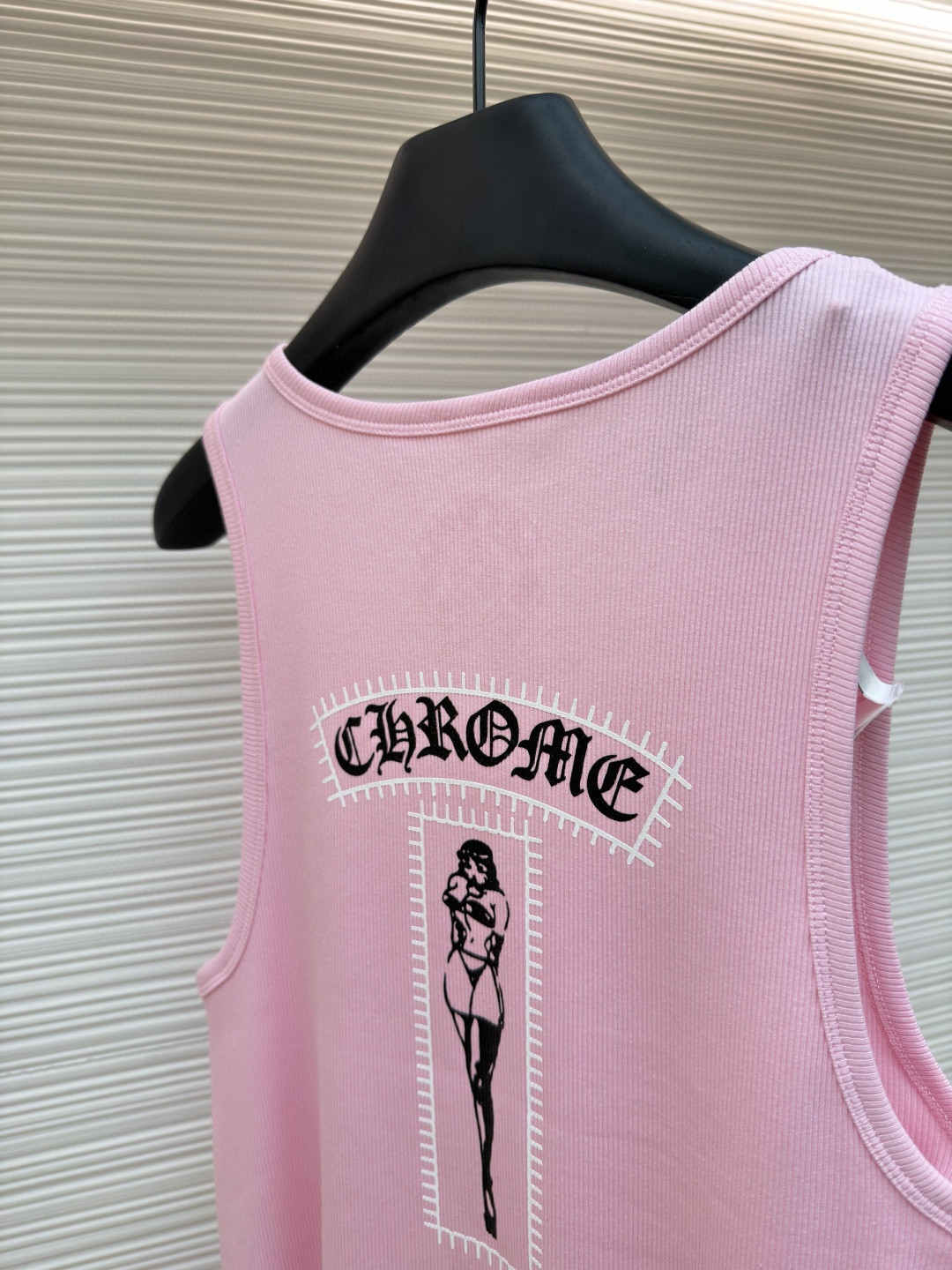 Chrome Hearts 克罗心 马蹄印花背心裙 粉色 A0 