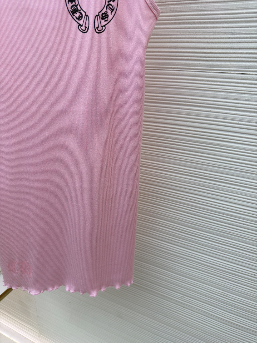 Chrome Hearts 克罗心 马蹄印花背心裙 粉色 A0 